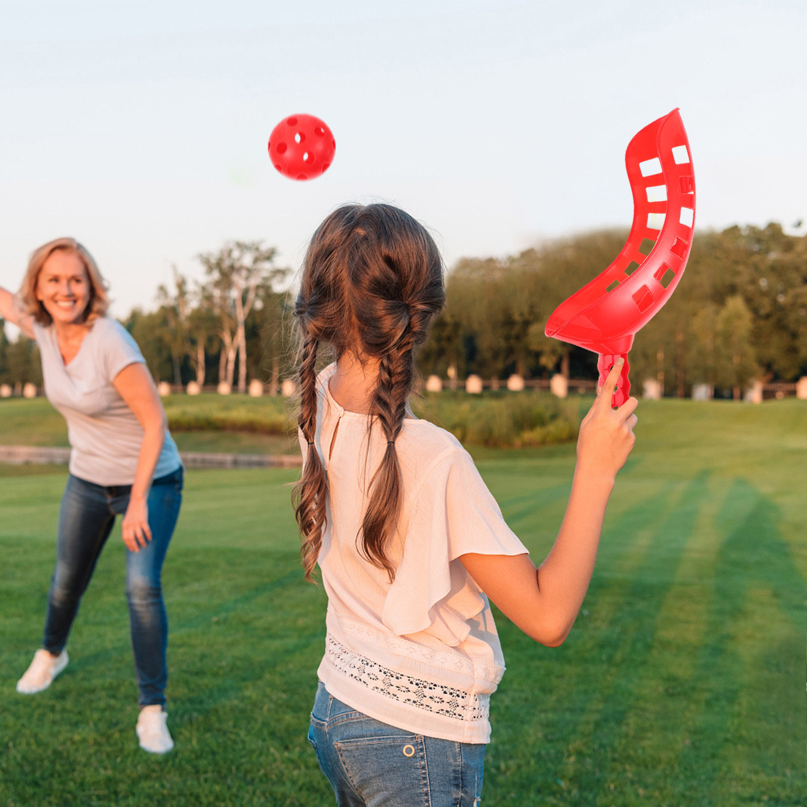 Outdoor Camping Activities For Kids - Zestaw do łapania piłek z łopatkami,