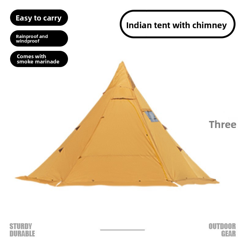 Outdoor Yurt Camping - Namiot Piramida, Namiot Indianin, Wodoodporny Namiot