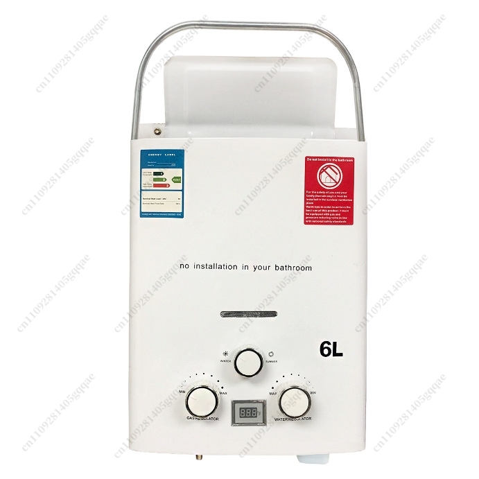 Outdoor Camping Gas Heater - Bezprzewodowy podgrzewacz wody na propan 6L