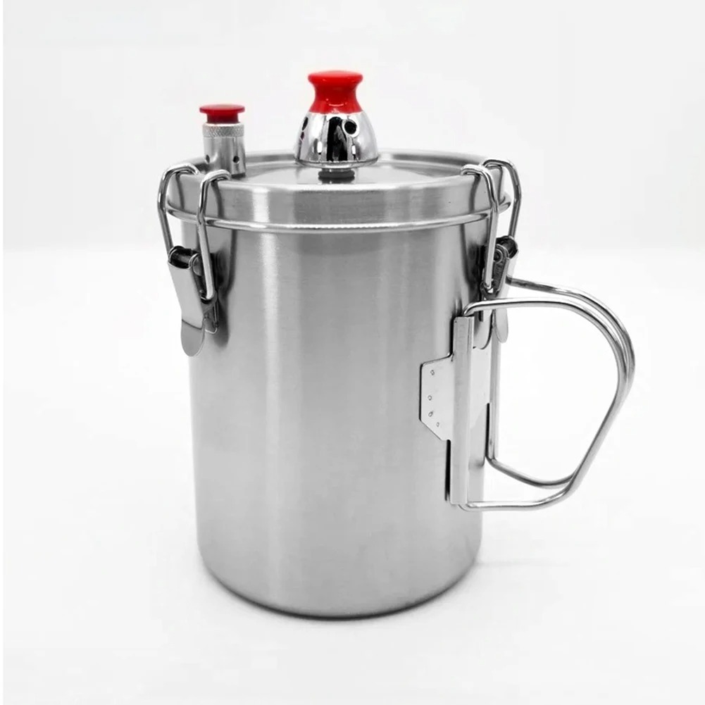 Outdoor Camping Gas Heater - Ultralekki Mini Garnek Ciśnieniowy ze Stali