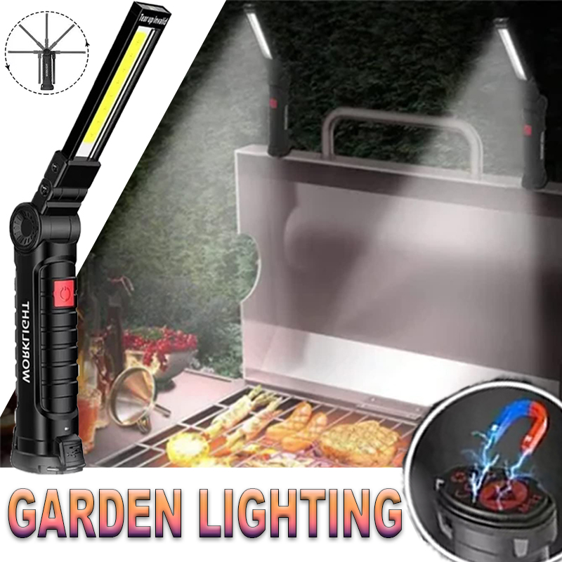 Outdoor Camping Lantern - Przenośna latarka LED z magnetycznym haczykiem,