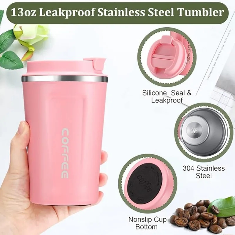 Vacuum Insulated Flask - Kubek do kawy ze stali nierdzewnej