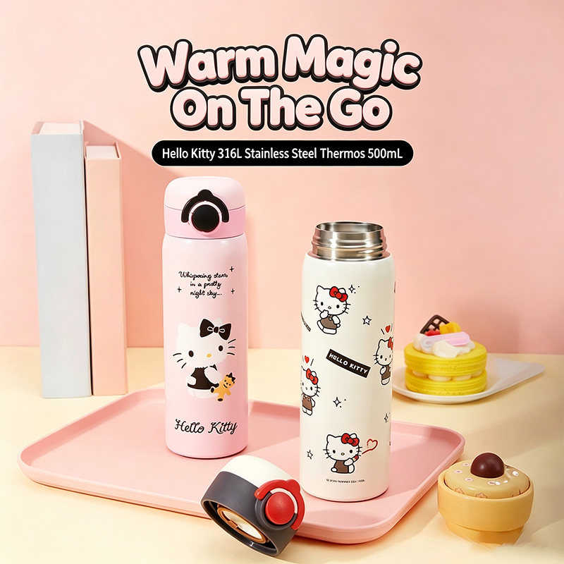 Vacuum Insulated Flask - Autentyczna termoska Hello Kitty 500ml ze
