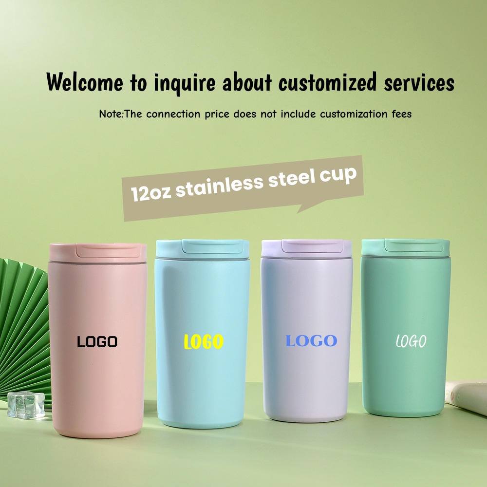 Vacuum Insulated Flask - Kubek termiczny ze stali nierdzewnej 12OZ,