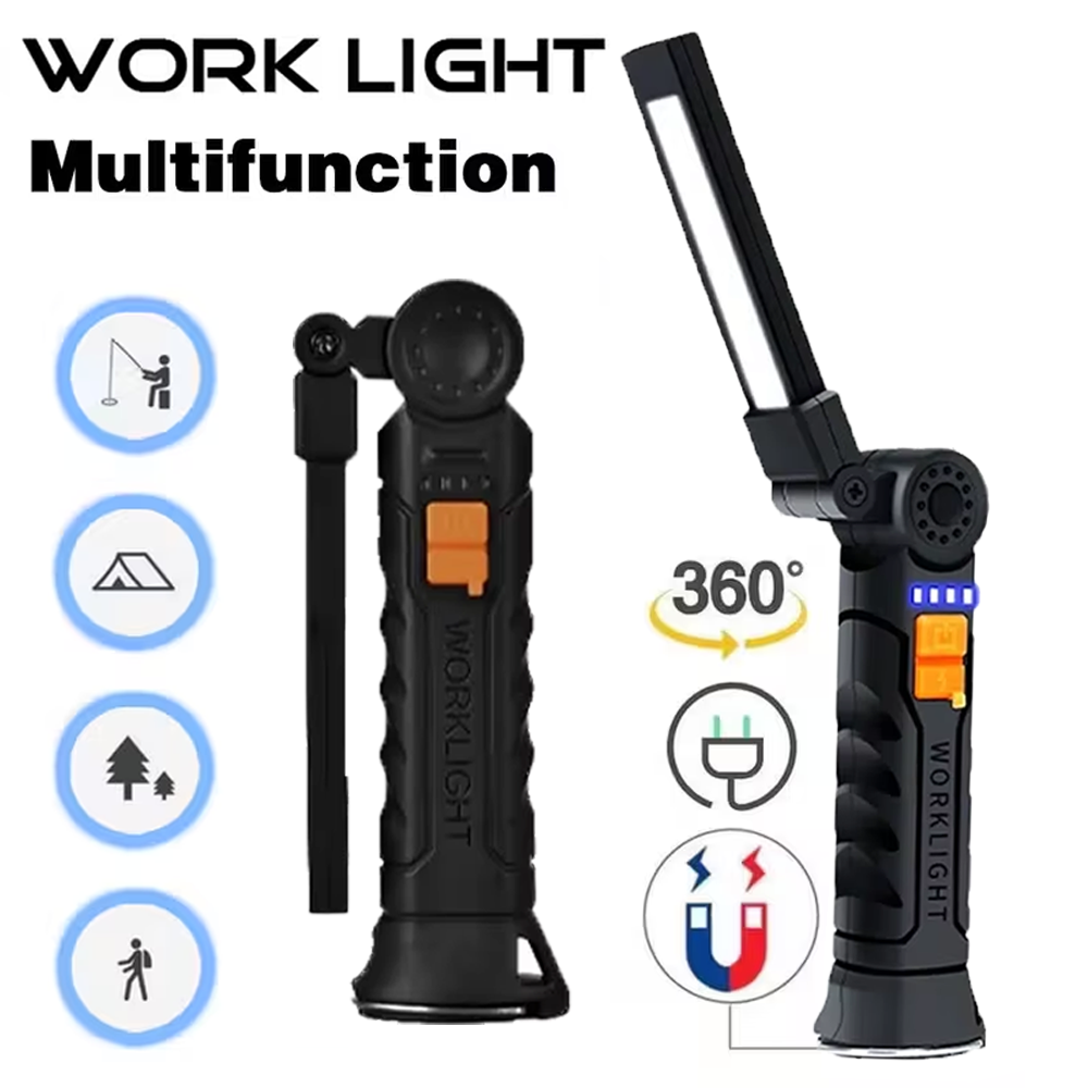Outdoor Camping Lights - Przenośna latarka LED COB ładowana przez