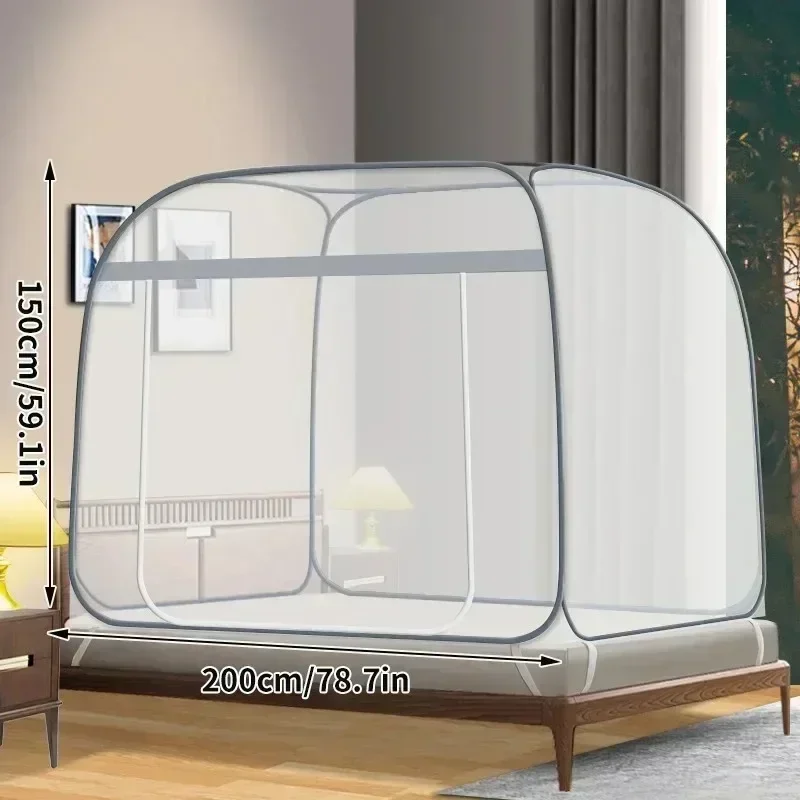 Outdoor Yurt Camping - Mongolska jurta moskitiera instalacja bezpłatny kwadratowy