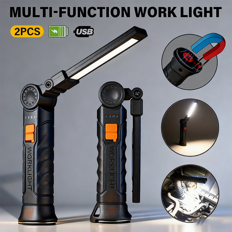 Outdoor Camping Lights - Przenośna latarka LED COB ładowana przez