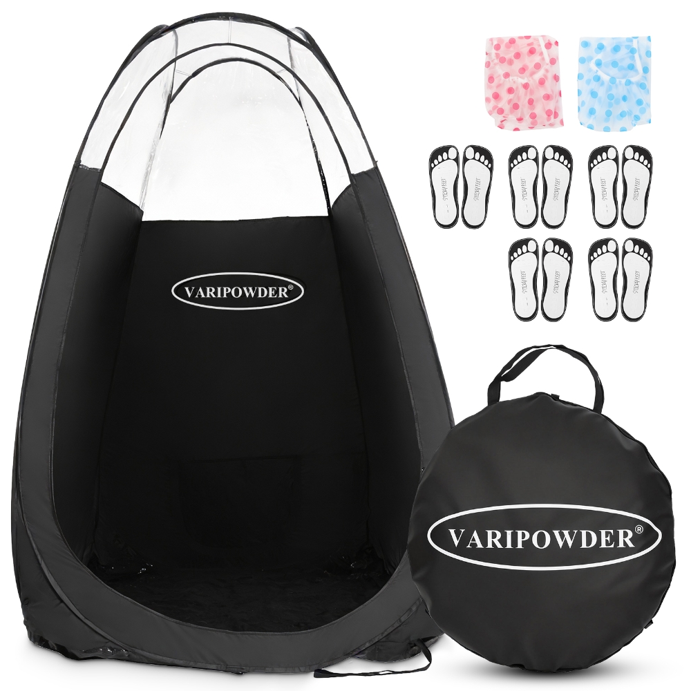 Outdoor Camping Automatic Quick Opening Tent - Czarna namiotowa kabina do opalania natryskowego,
