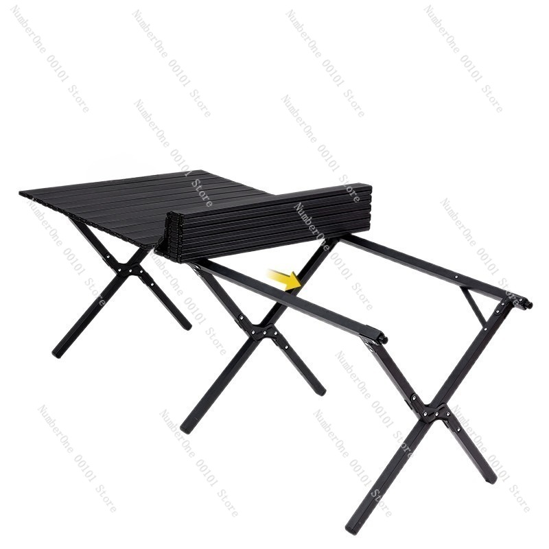 Camp Table Folding - Przenośny składany stół i krzesła kempingowe