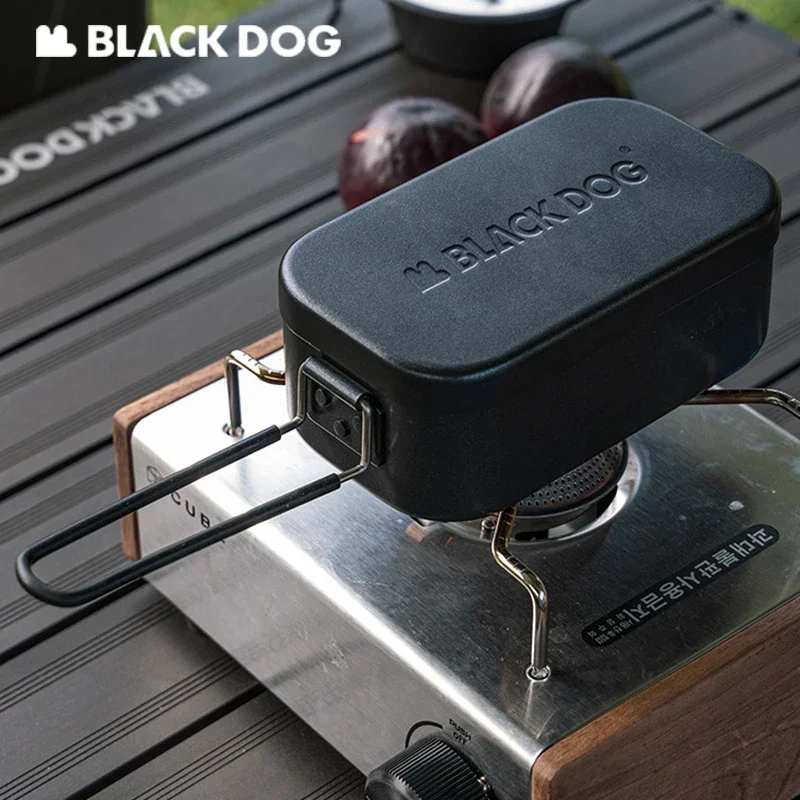 Outdoor Camping Meals - Naturehike BLACKDOG Stalowe Naczynia Kempingowe Piknikowe
