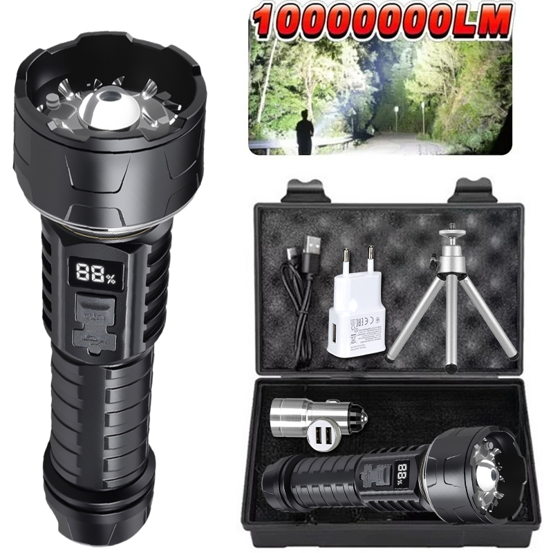 Outdoor Camping Lights - Latarka COB LED Akumulatorowa Lampa Kempingowa