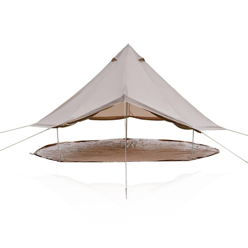 Outdoor Yurt Camping - Namiot dzwoniowy 4-sezonowy 5m, beżowy wodoodporny