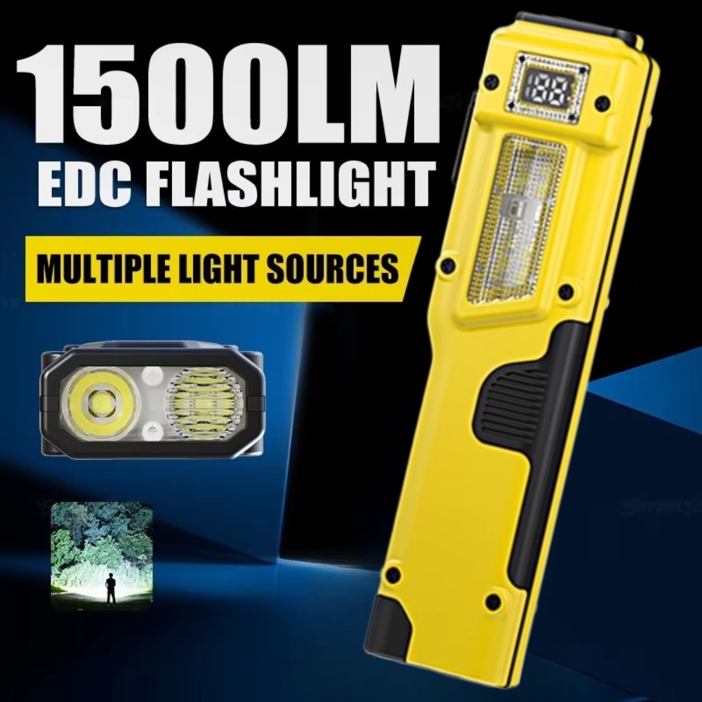 Outdoor Camping Lights - Ultra-cienka, ładowalna latarka LED EDC z