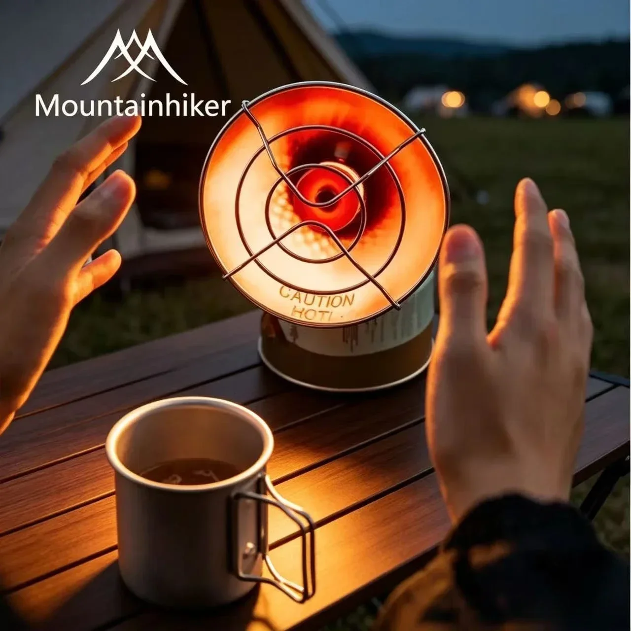 Outdoor Camping Gas Heater - MOUNTAINHIKER Przenośny Mini Kuchenka Gazowa na