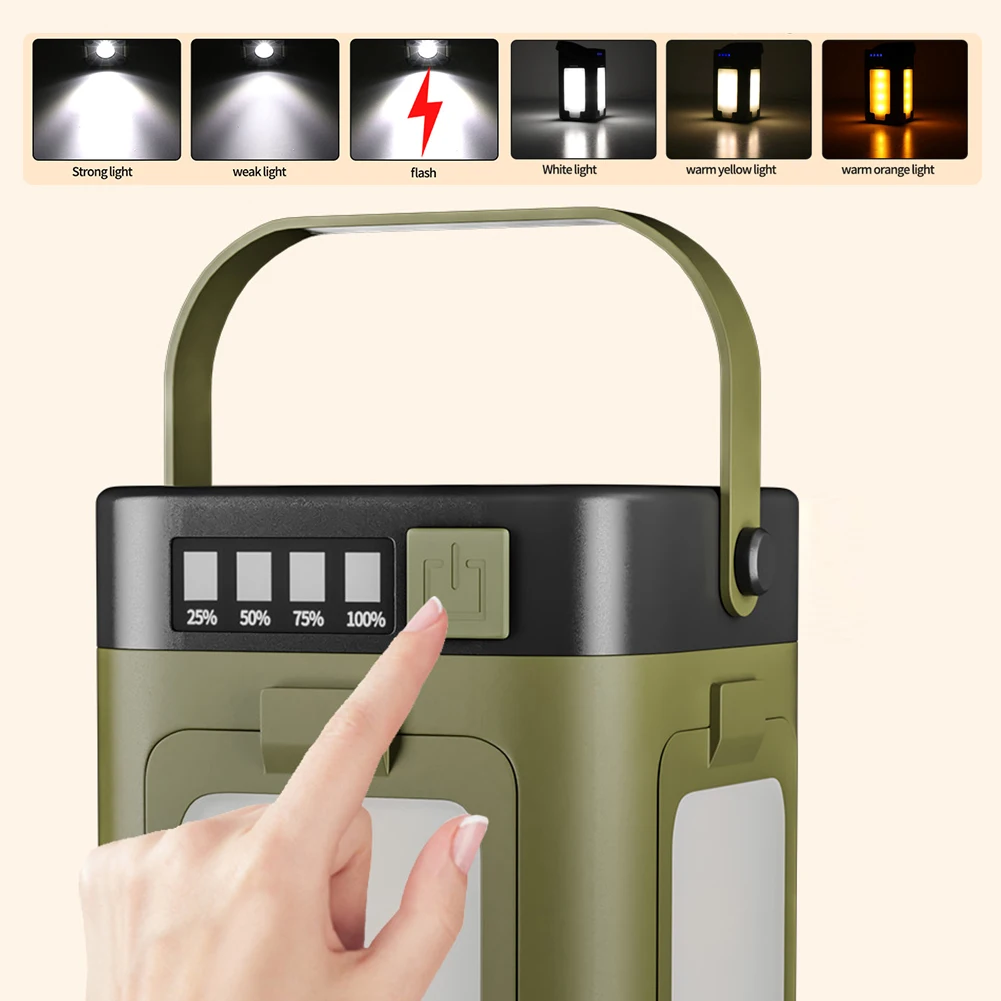 Solarna przenośna lampa kempin – Outdoor Camping Lights recenzja i cena