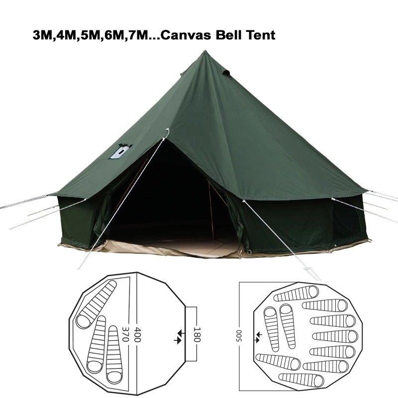 Namiot typu Bell Tent GSD Outd – Outdoor Yurt Camping recenzja i cena