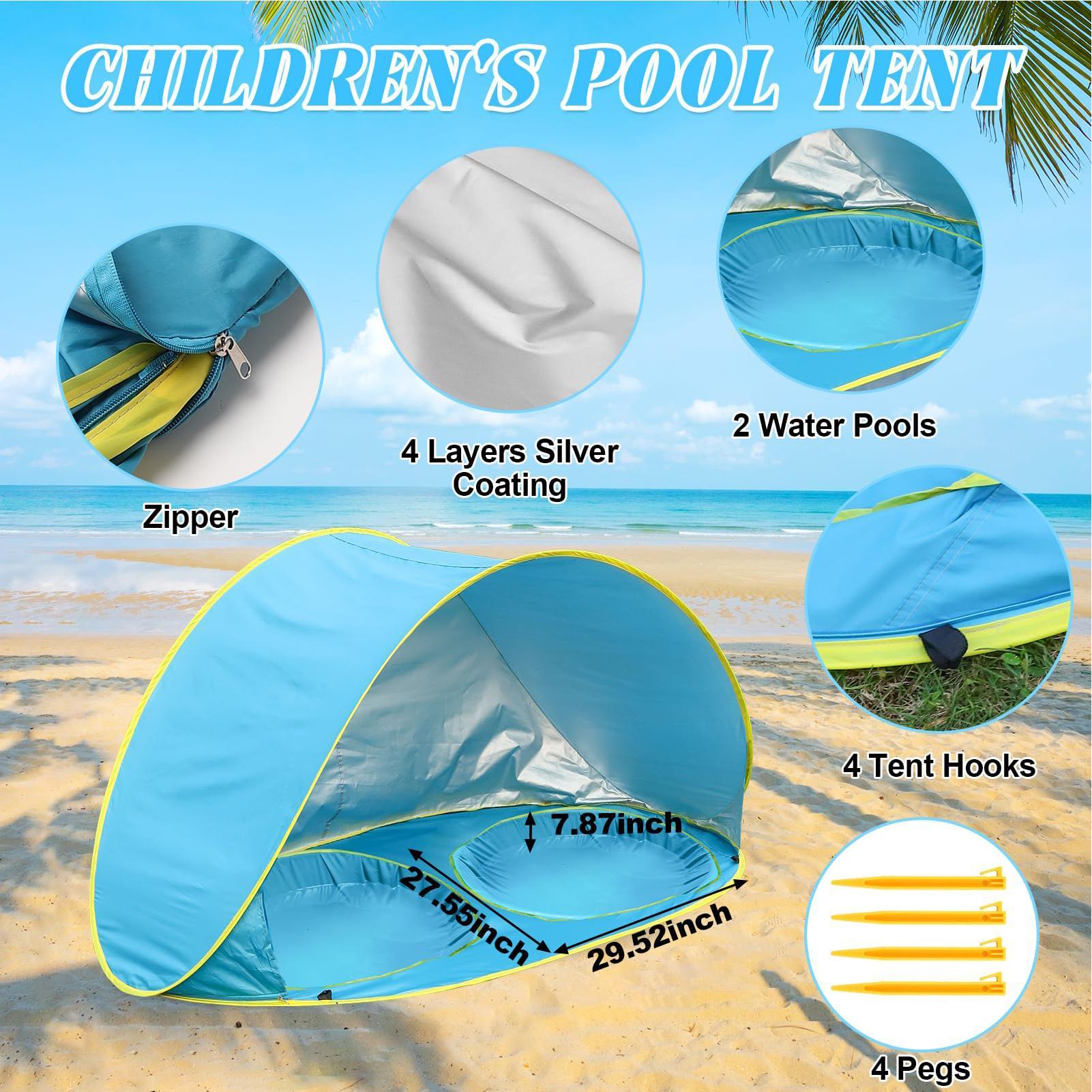 Namiot plażowy dla dzieci z ba – Outdoor Camping Automatic Quick Opening Tent recenzja i cena