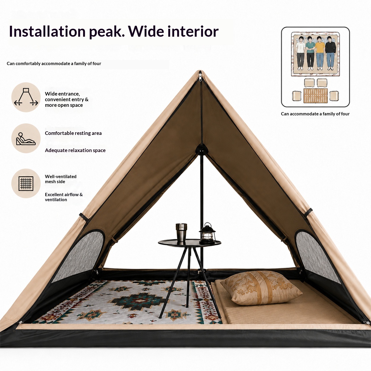 Automatyczna namiotowa trójkąt – Outdoor Camping Automatic Quick Opening Tent recenzja i cena