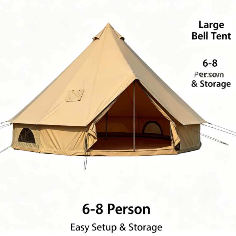 Namiot piramida z tkaniny Oxfo – Outdoor Yurt Camping recenzja i cena