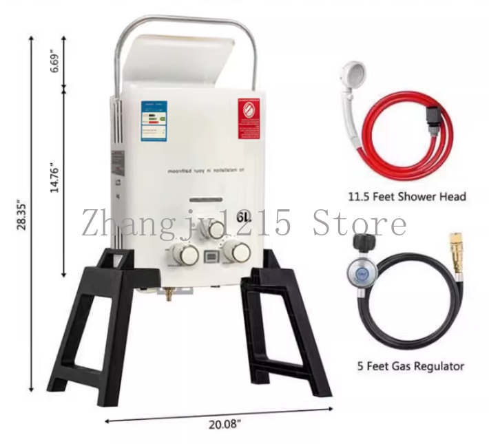 Bezprzewodowy podgrzewacz wody – Outdoor Camping Gas Heater recenzja i cena