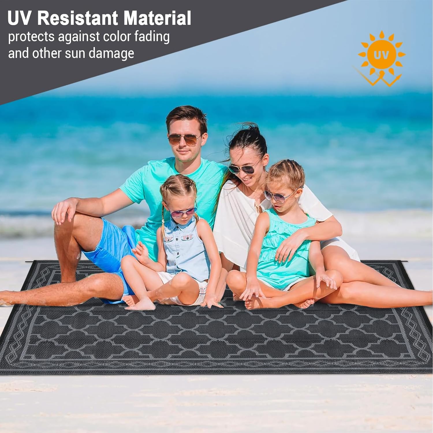 Plastikowa mata ogrodowa 8x10  – Outdoor Camping Rugs 8X10 recenzja i cena