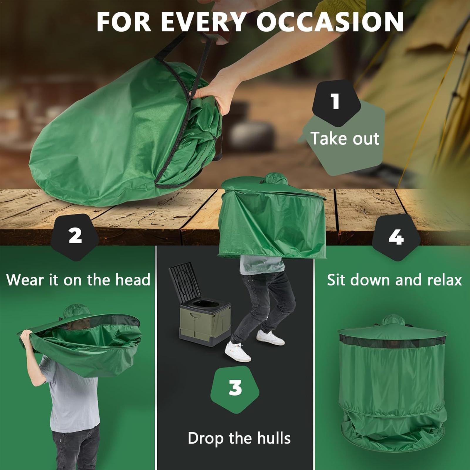 Namiot toaletowy kempingowy pr – Outdoor Camping Automatic Quick Opening Tent recenzja i cena