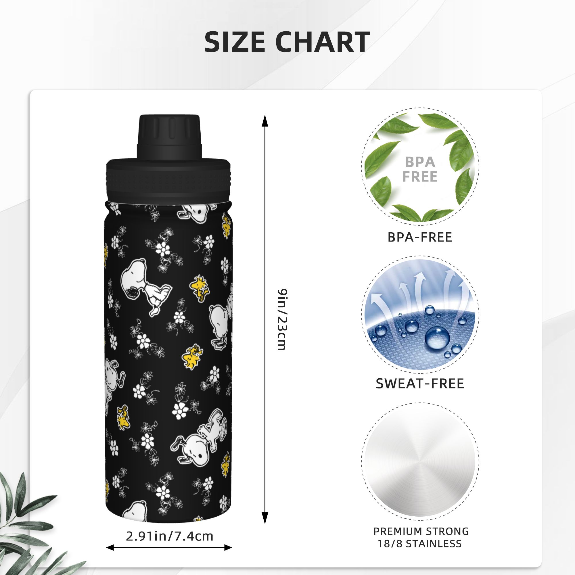 S-Dog-Snoopies Cartoon Fun Flo – Vacuum Insulated Flask recenzja i cena