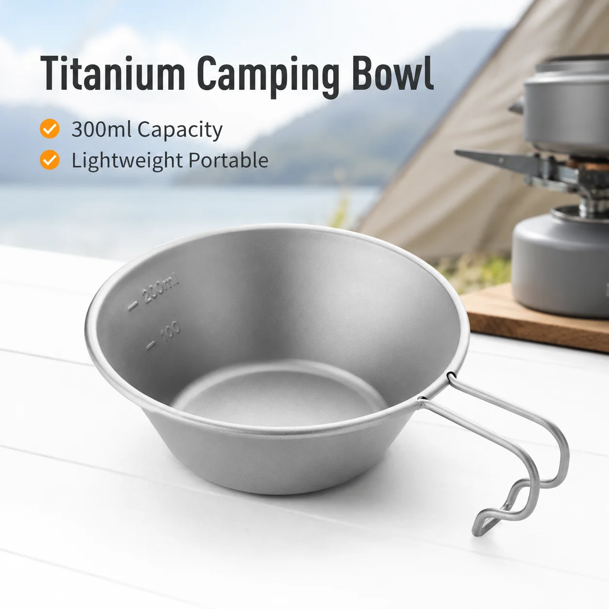 Lekki tytanowy kubek Sierra Bo – Outdoor Camping Meals recenzja i cena
