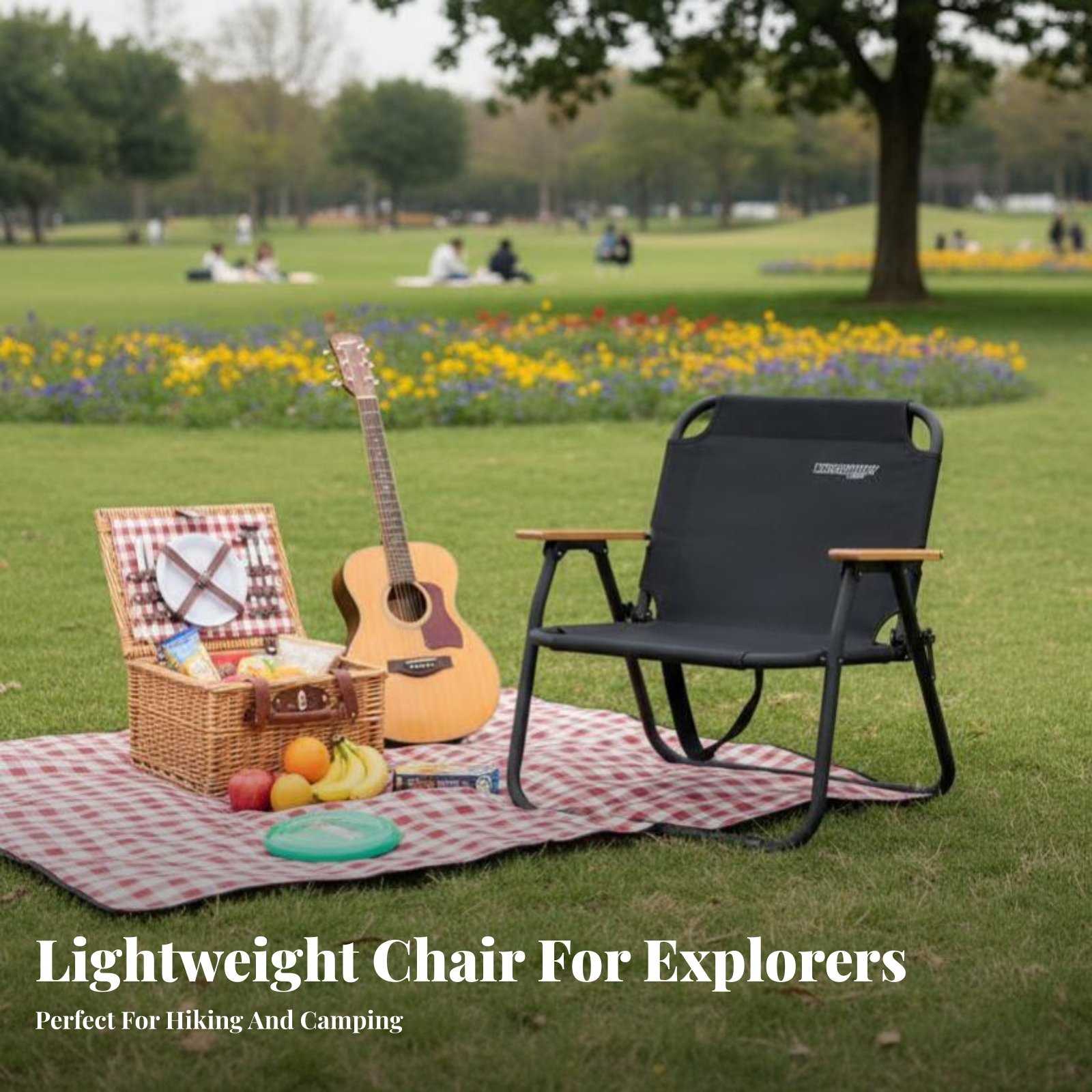 Lekkie składane krzesło, niski – Outdoor Camping Meals recenzja i cena