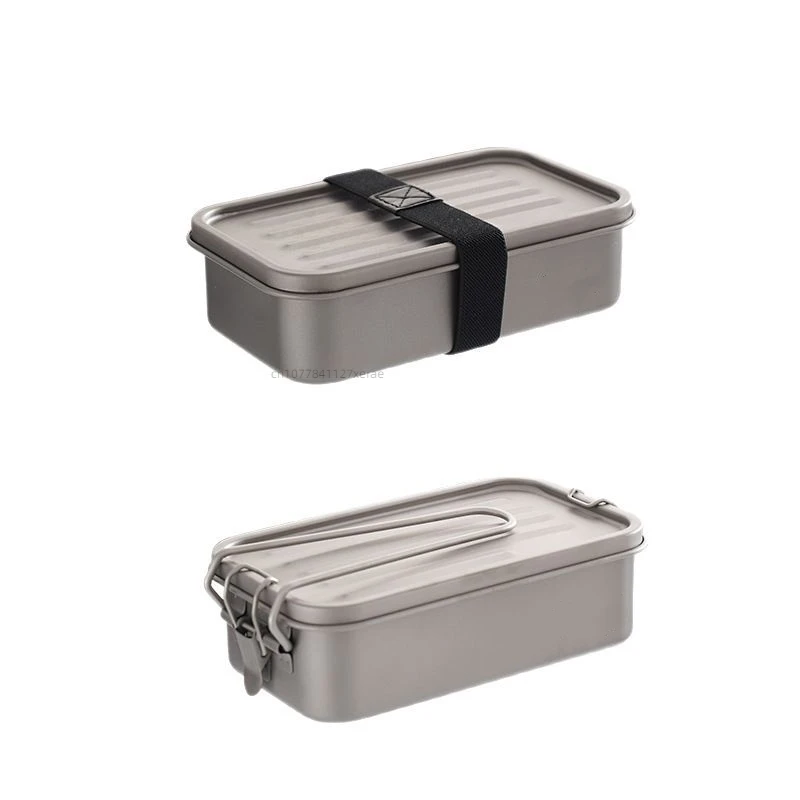 Kwadratowe pudełko na lunch z  – Outdoor Camping Meals recenzja i cena