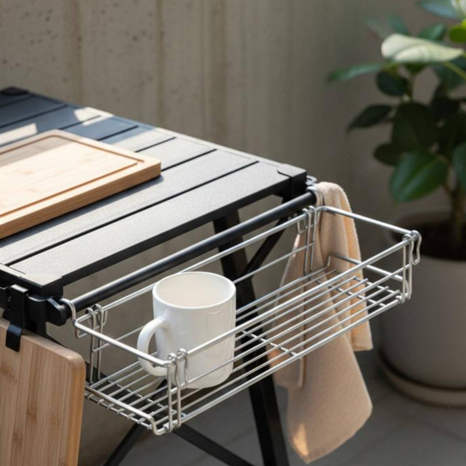 Koszyk do przechowywania przy  – Camp Table Folding recenzja i cena