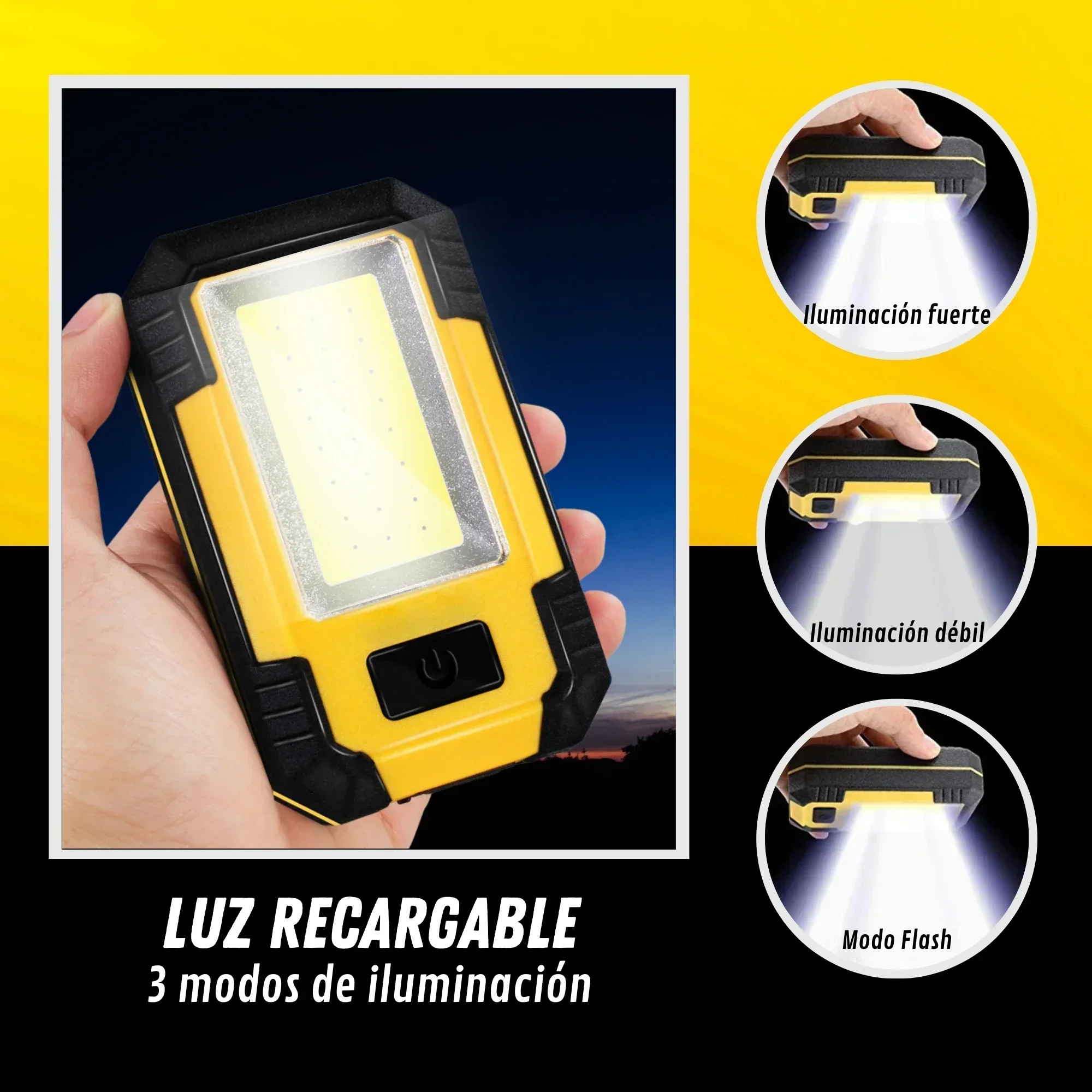 Akumulatorowa lampa robocza 40 – Outdoor Camping Lantern recenzja i cena