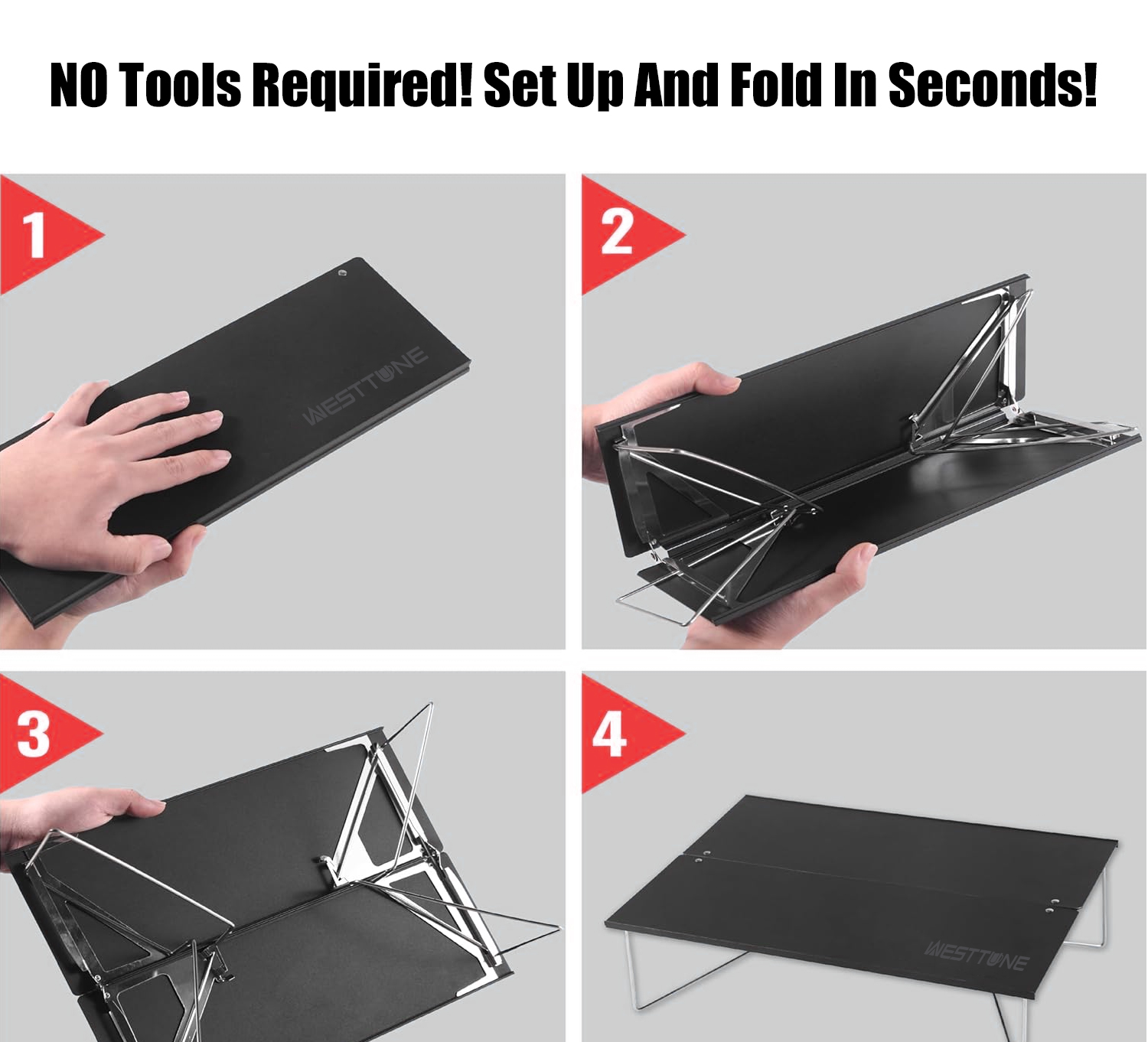 WESTTUNE Kompaktowy mini stół  – Outdoor Camping Folding Table recenzja i cena