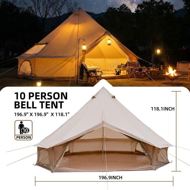 Namiot dzwoniowy 4-sezonowy 5m – Outdoor Yurt Camping recenzja i cena