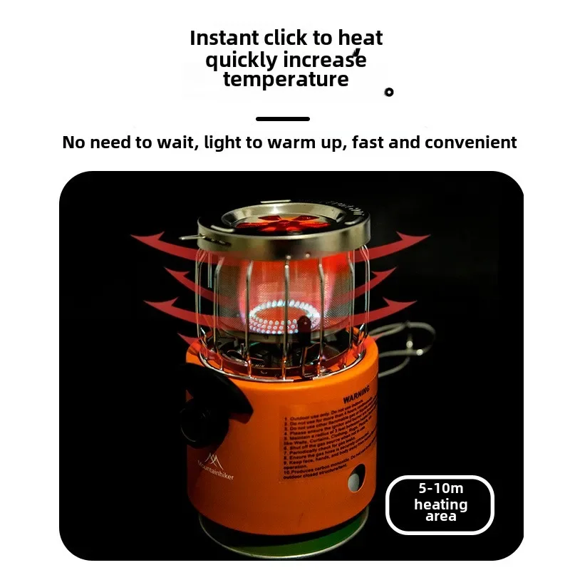 MOUNTAINHIKER Przenośny Grzejn – Outdoor Camping Gas Heater recenzja i cena