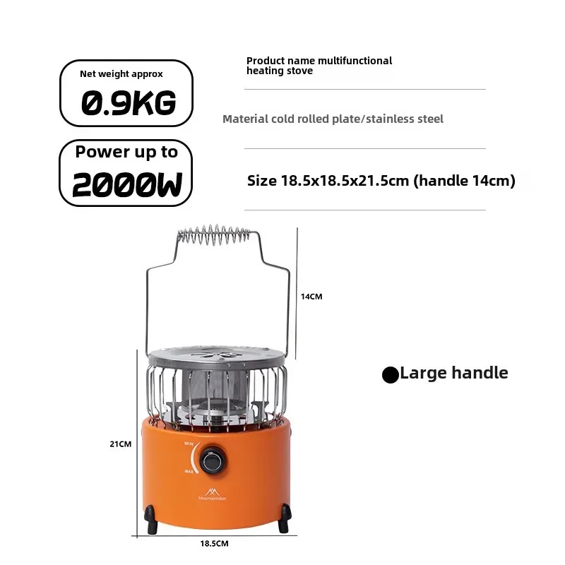 MOUNTAINHIKER Przenośny Grzejn – Outdoor Camping Gas Heater recenzja i cena