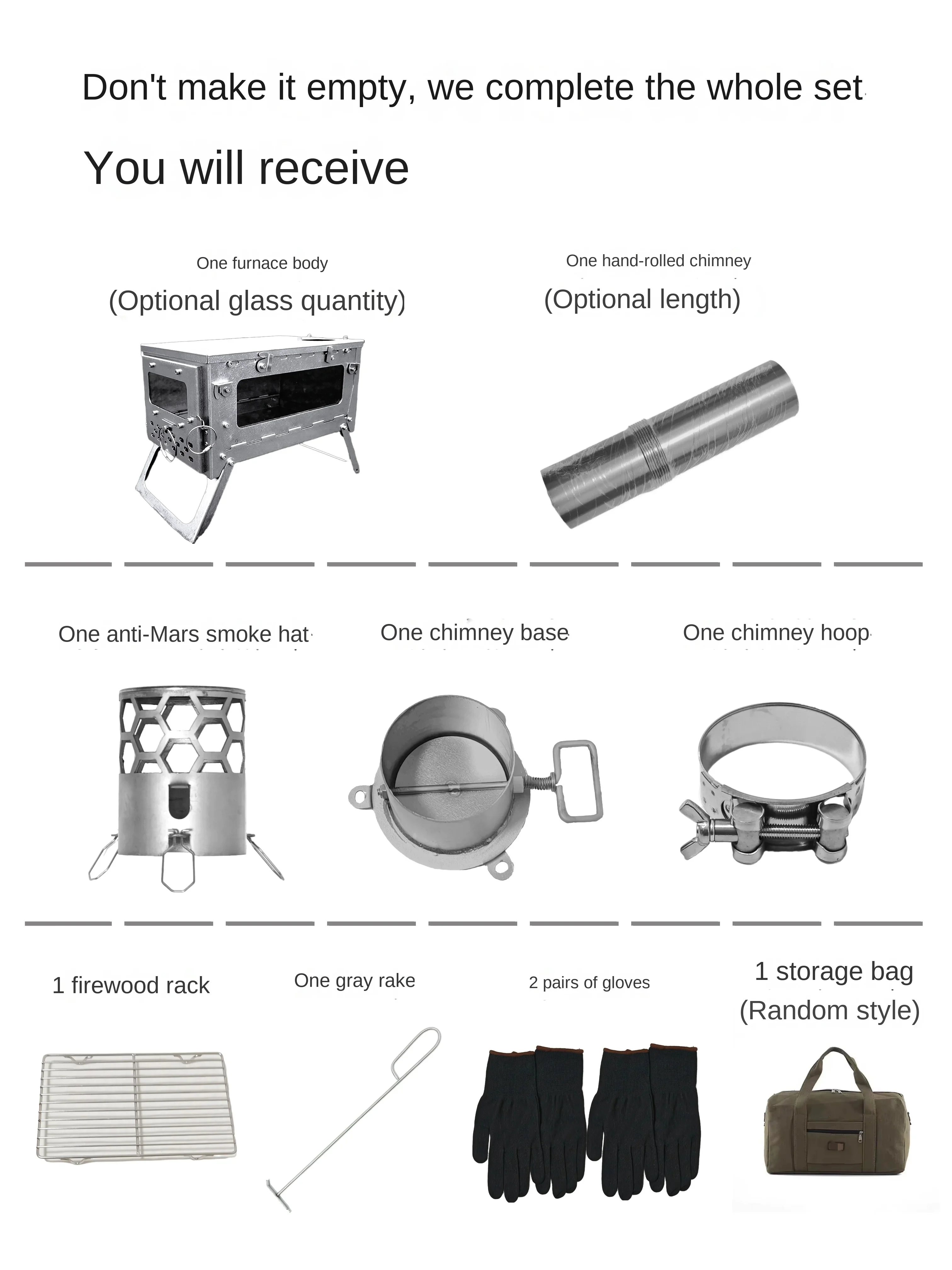 Składany piec na drewno opałow – Outdoor Camping Gas Heater recenzja i cena