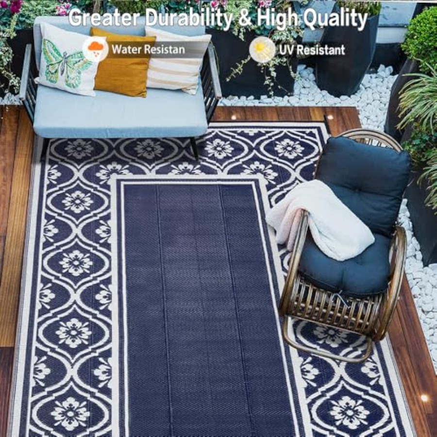Dywan zewnętrzny 244x305 cm na – Outdoor Camping Rugs 8X10 recenzja i cena