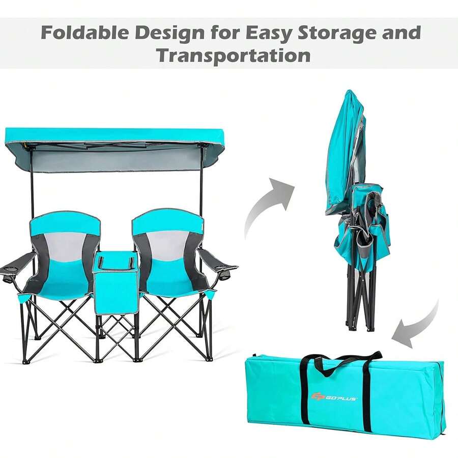 Podwójne krzesło plażowe z osł – Outdoor Camping Folding Table recenzja i cena