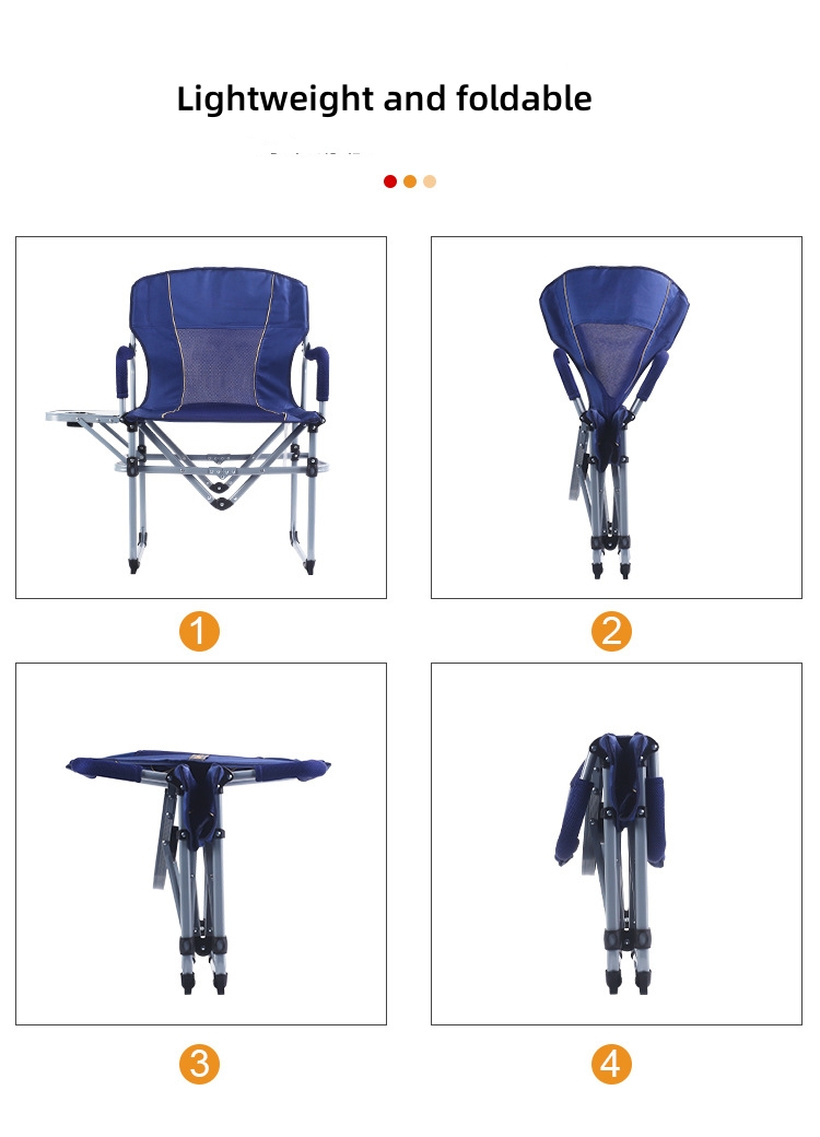 Składane krzesło ze stolikiem  – Outdoor Camping Folding Table recenzja i cena