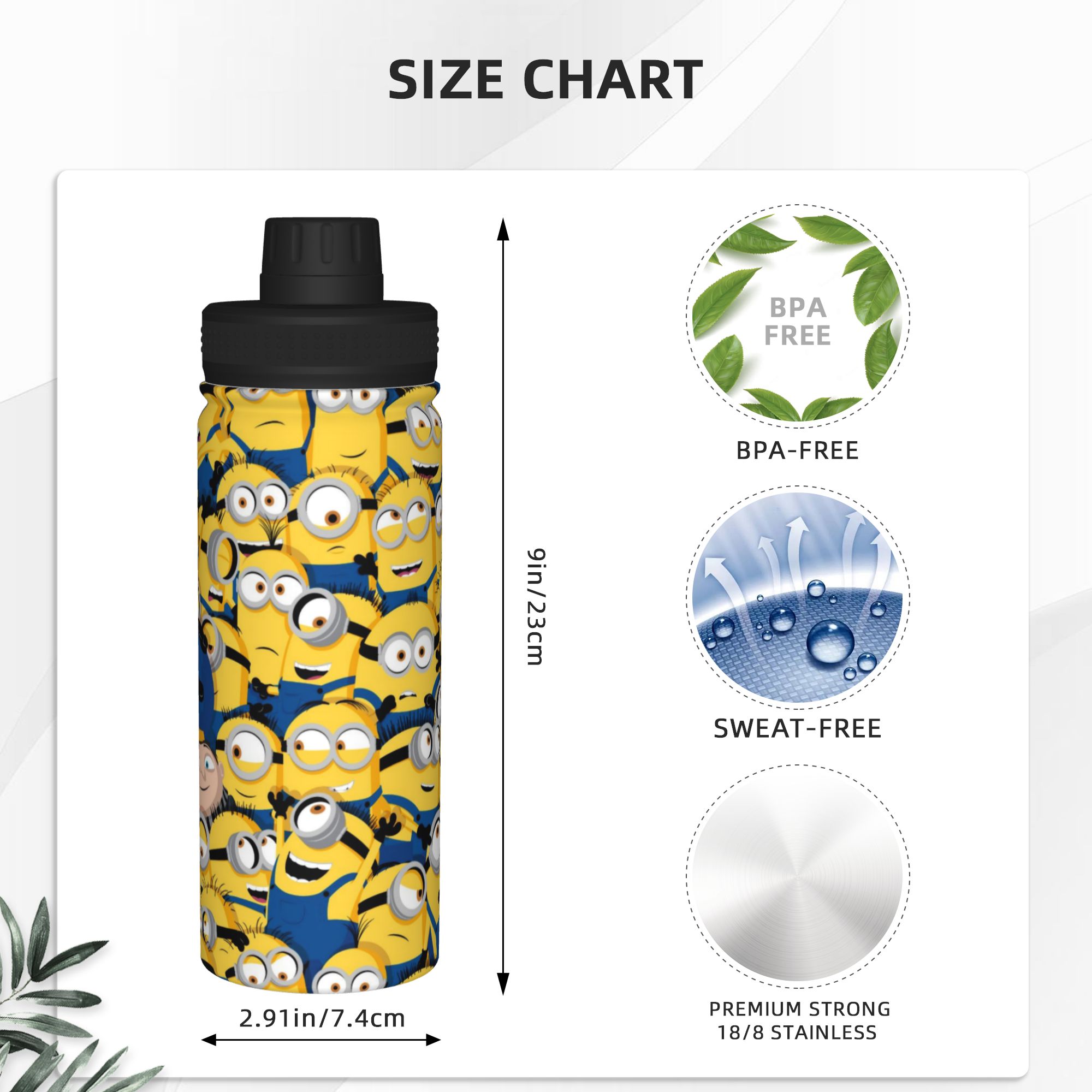 Kreskówkowe M-Miniony 18OZ Spo – Vacuum Insulated Flask recenzja i cena