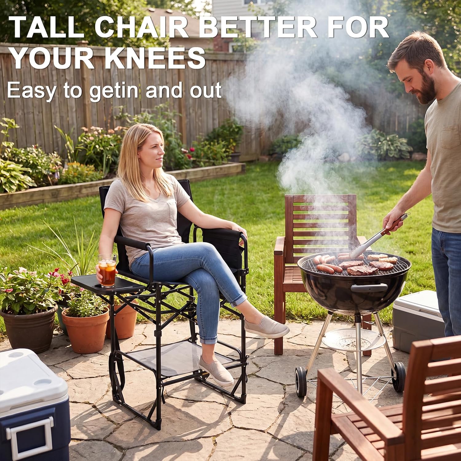 Zestaw 2 bardzo wysokich skład – Outdoor Camping Folding Table recenzja i cena