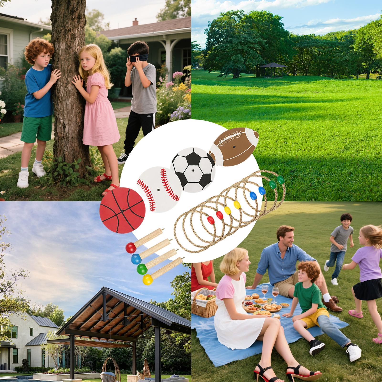 Gra w pierścienie na zewnątrz, – Outdoor Camping Games For Adults recenzja i cena