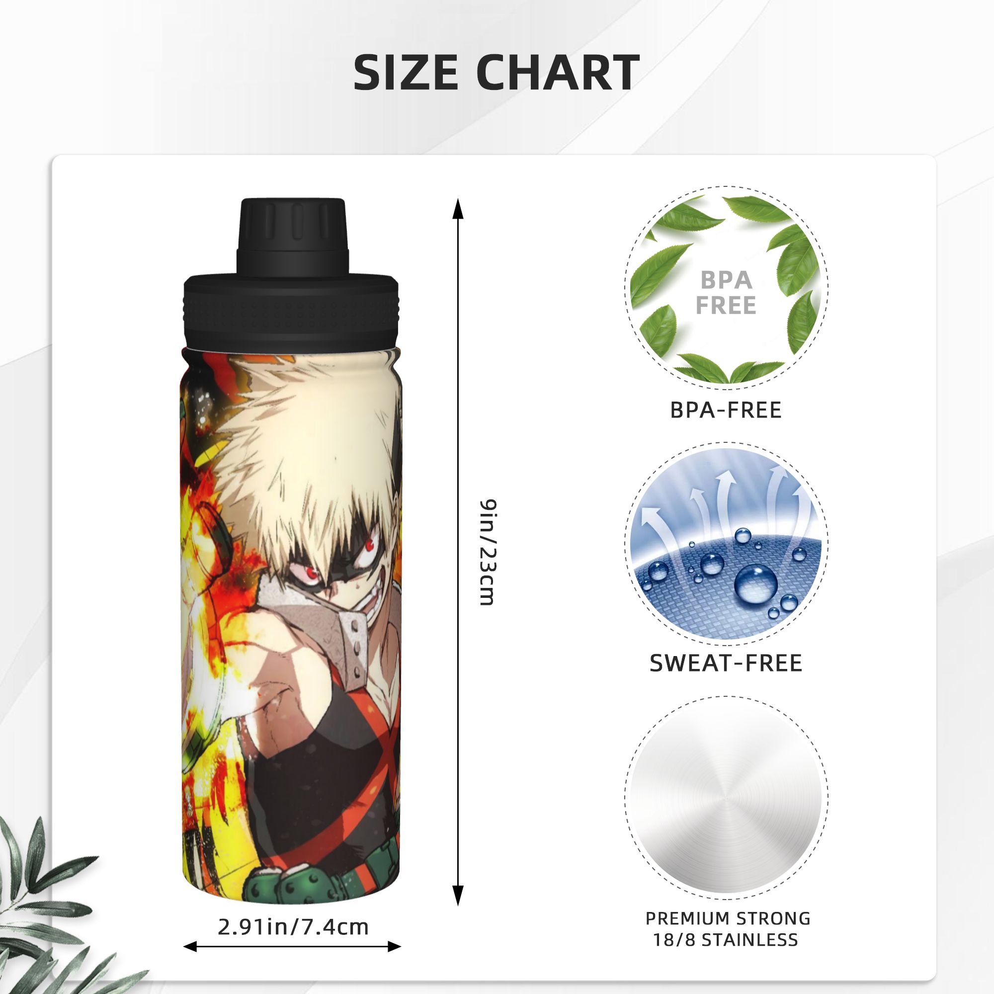 Termos sportowy My Hero Academ – Vacuum Insulated Flask recenzja i cena