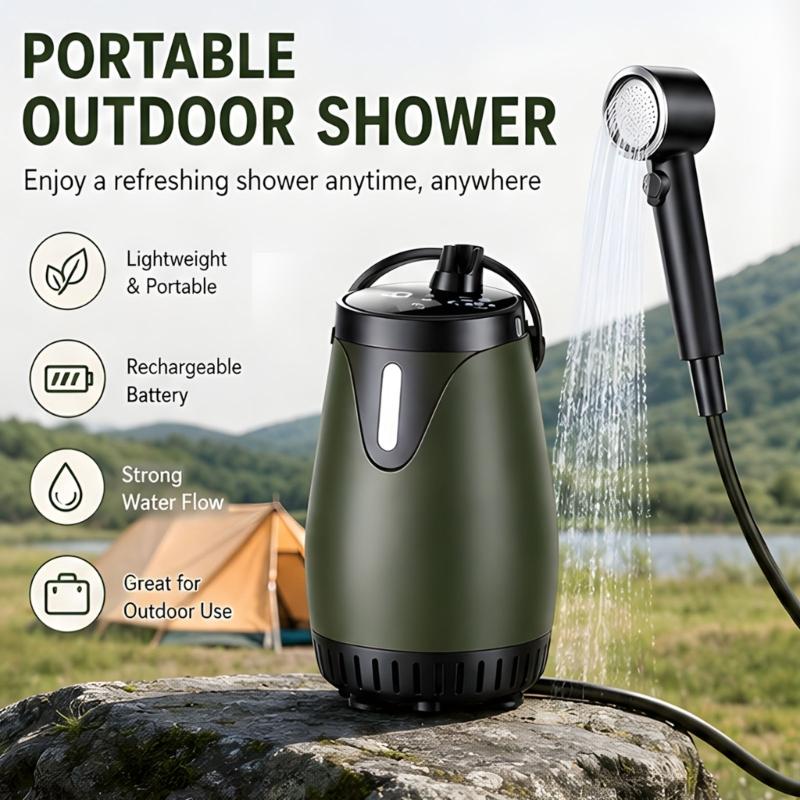 Lekki prysznic zewnętrzny z ru – Travel Outdoor Camping Youtube recenzja i cena