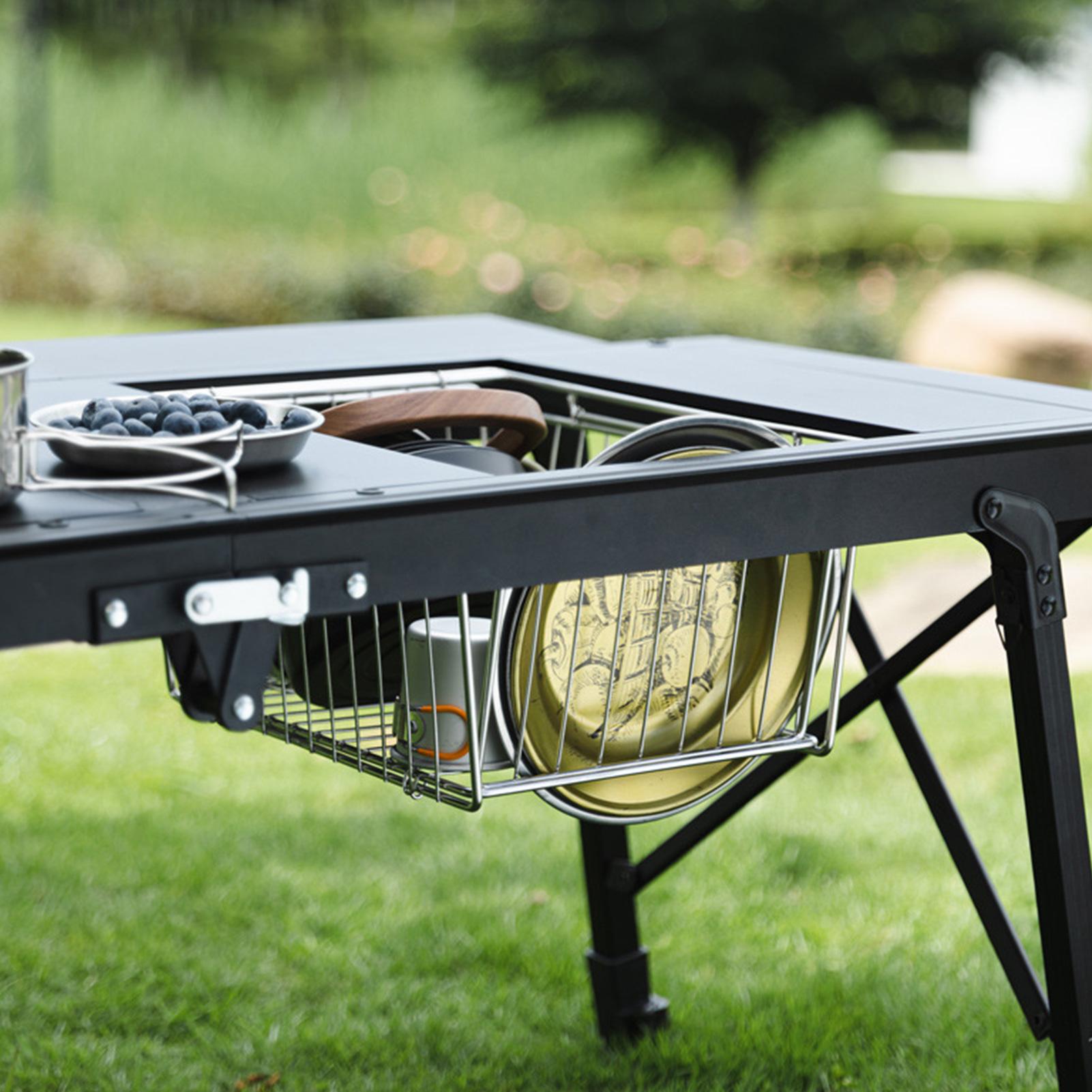 Stół kempingowy kosz metalowy  – Camp Table Folding recenzja i cena